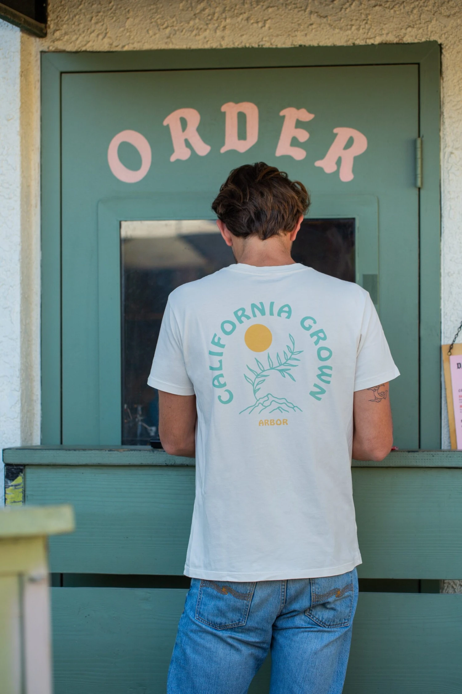 California Grown Tee - Off White - Image 3