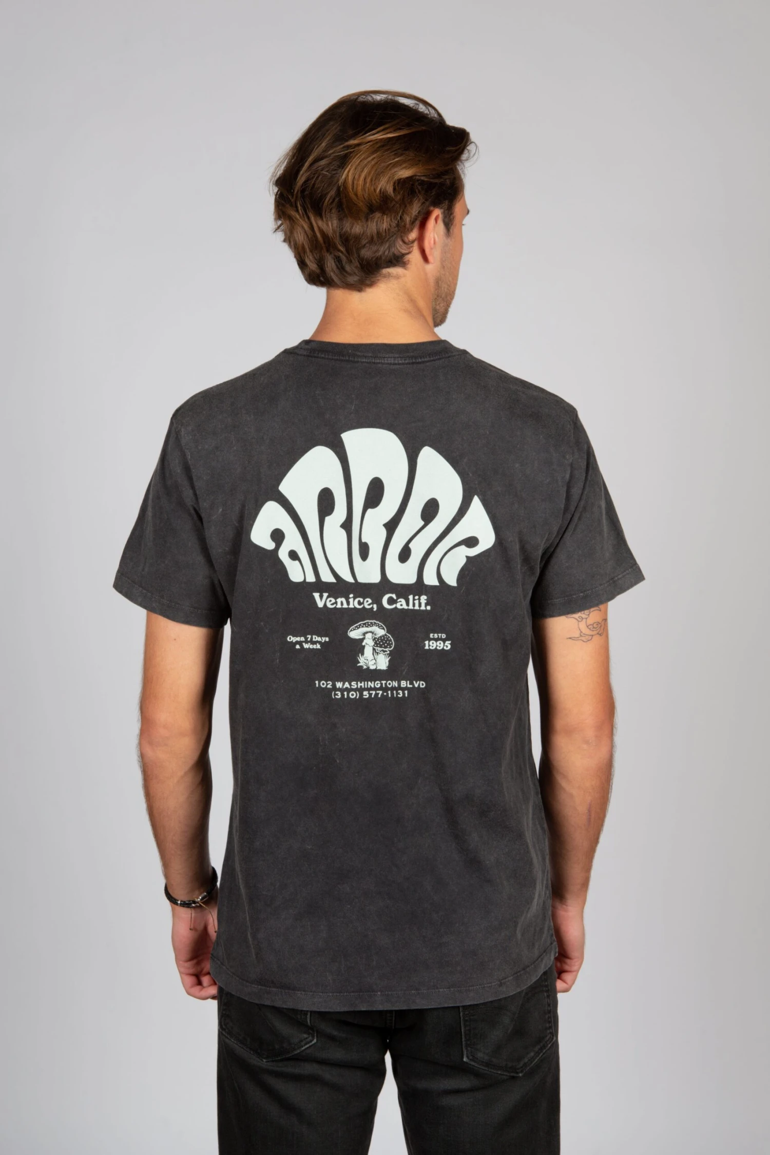 Microdose Tee - Mineral Wash Black - Image 8