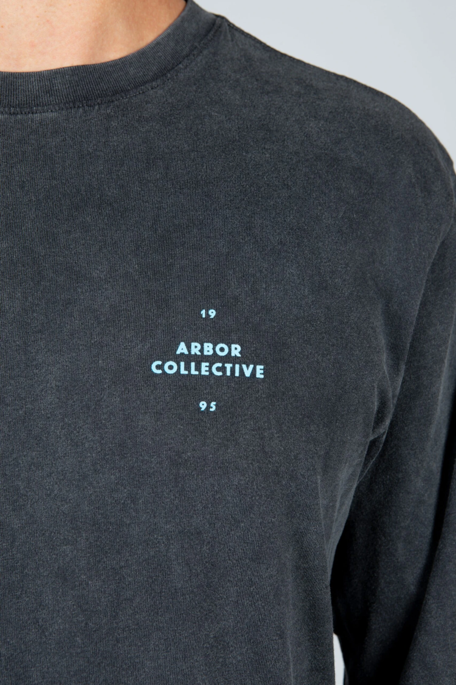 Till The End Long Sleeve Tee - Mineral Wash Black - Image 6