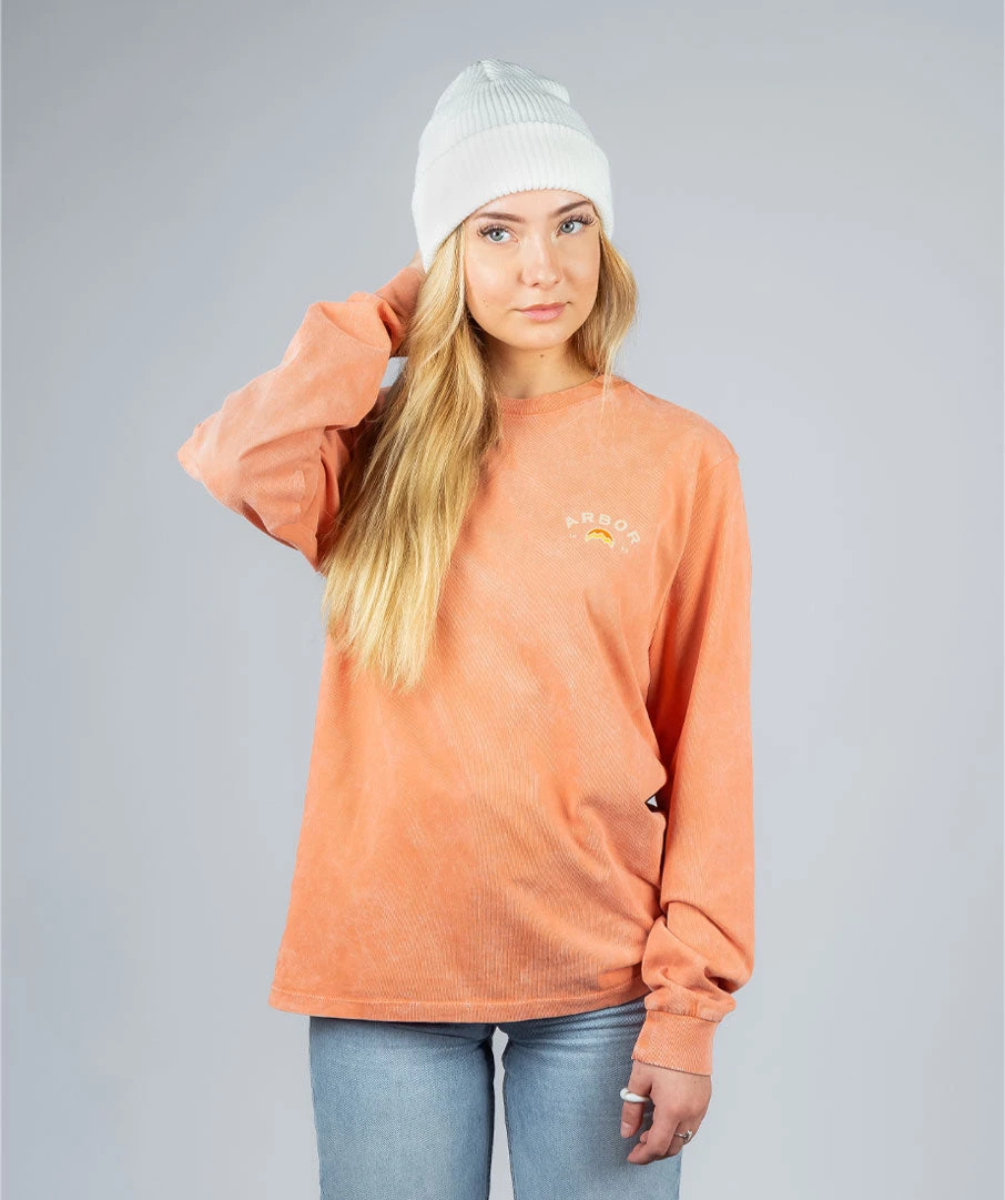 MTN Long Sleeve Tee - Mineral Wash Amber - Image 3