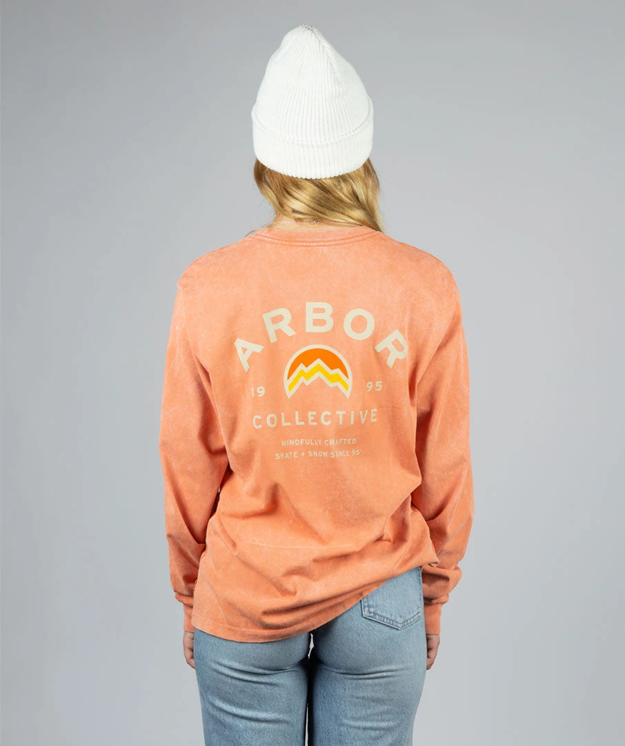 MTN Long Sleeve Tee - Mineral Wash Amber - Image 5