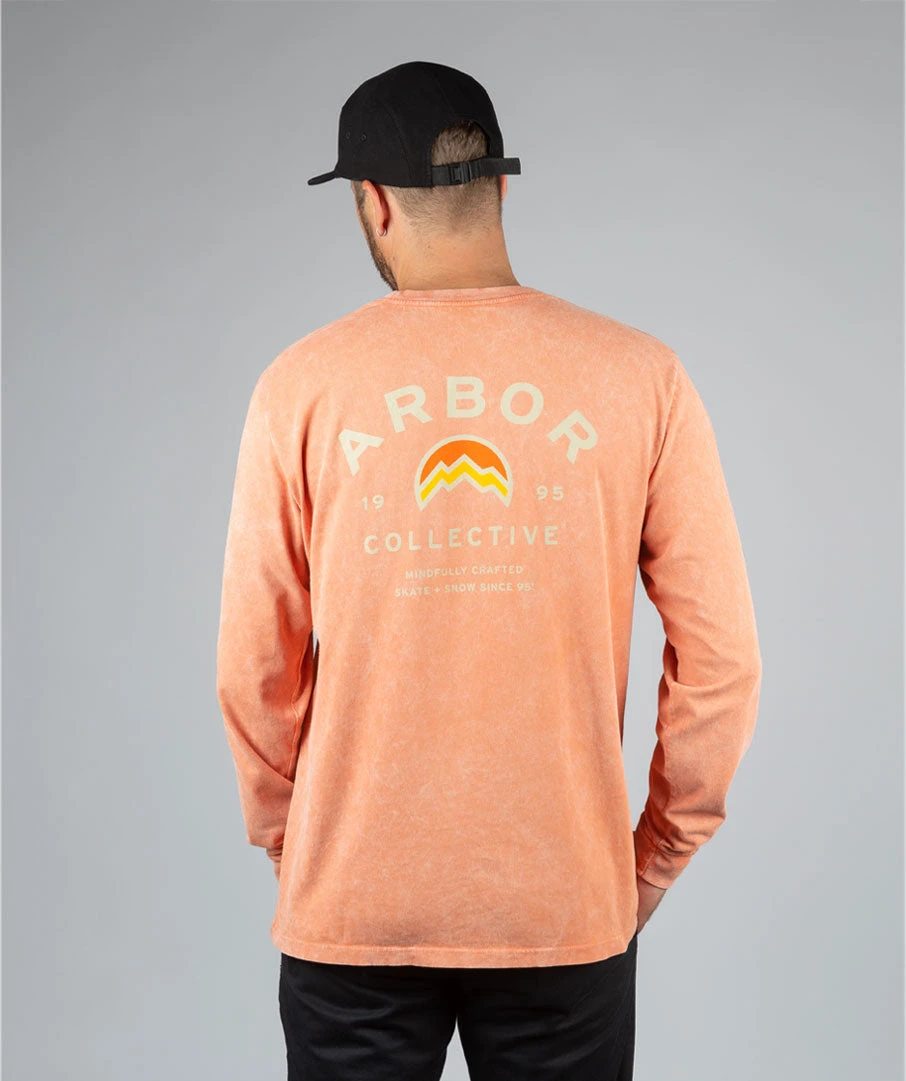 MTN Long Sleeve Tee - Mineral Wash Amber - Image 6