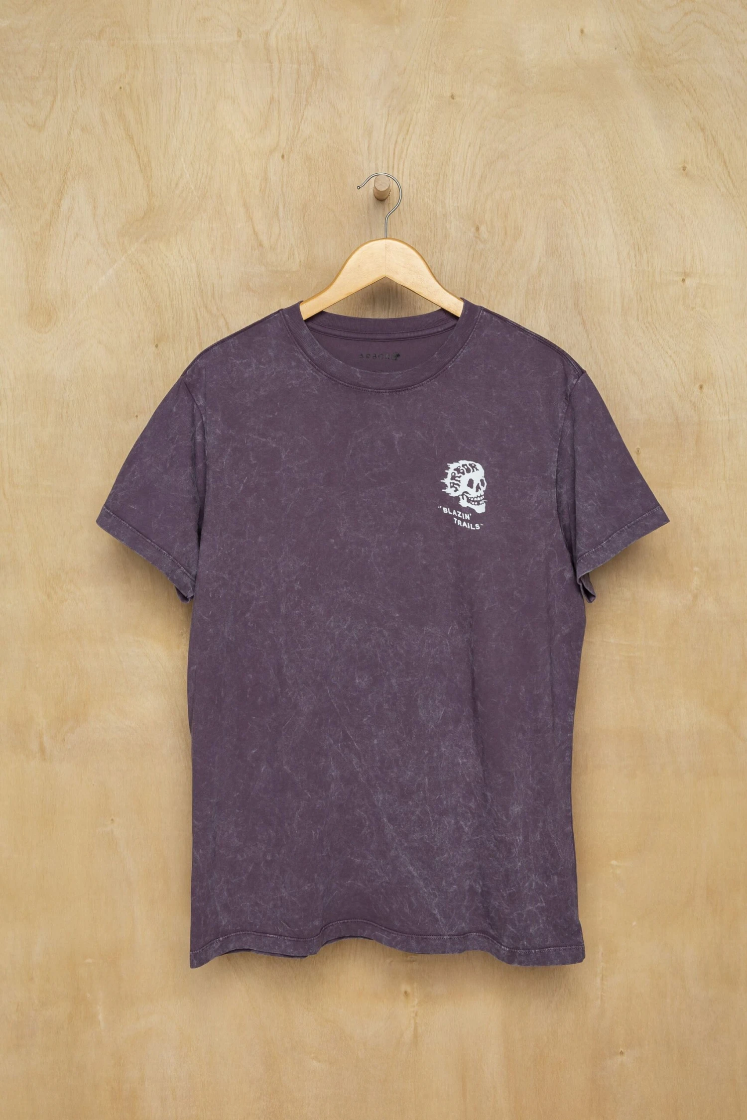 Blazin Trails Tee - Mineral Wash Purple - Image 2